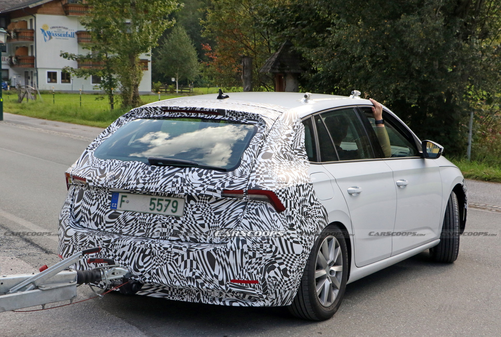 Skoda Scala Compact Hatchback Getting Ready For A Mid-Life Cycle Facelift