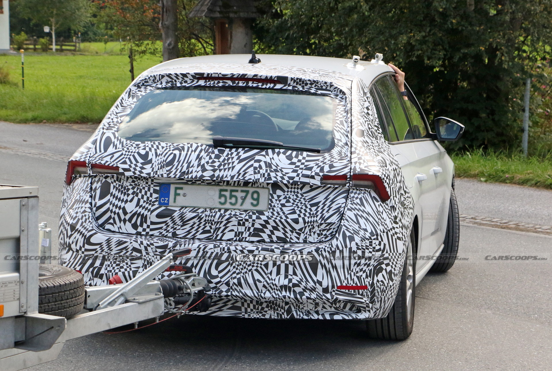 Skoda Scala Compact Hatchback Getting Ready For A Mid-Life Cycle Facelift