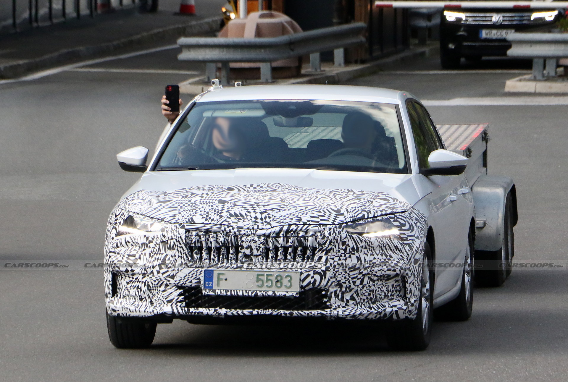 Skoda Scala Compact Hatchback Getting Ready For A Mid-Life Cycle Facelift