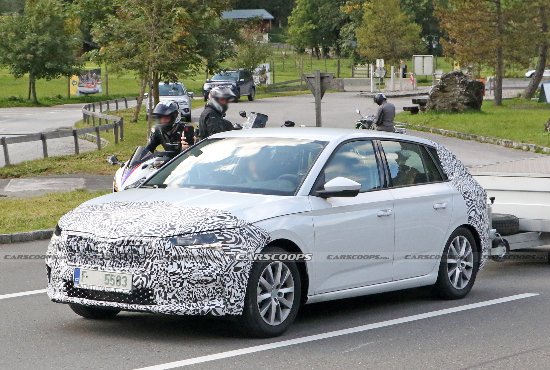 Skoda Scala Compact Hatchback Getting Ready For A Mid-Life Cycle Facelift