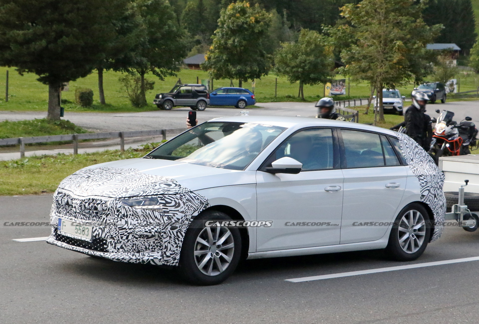 Skoda Scala Compact Hatchback Getting Ready For A Mid-Life Cycle Facelift