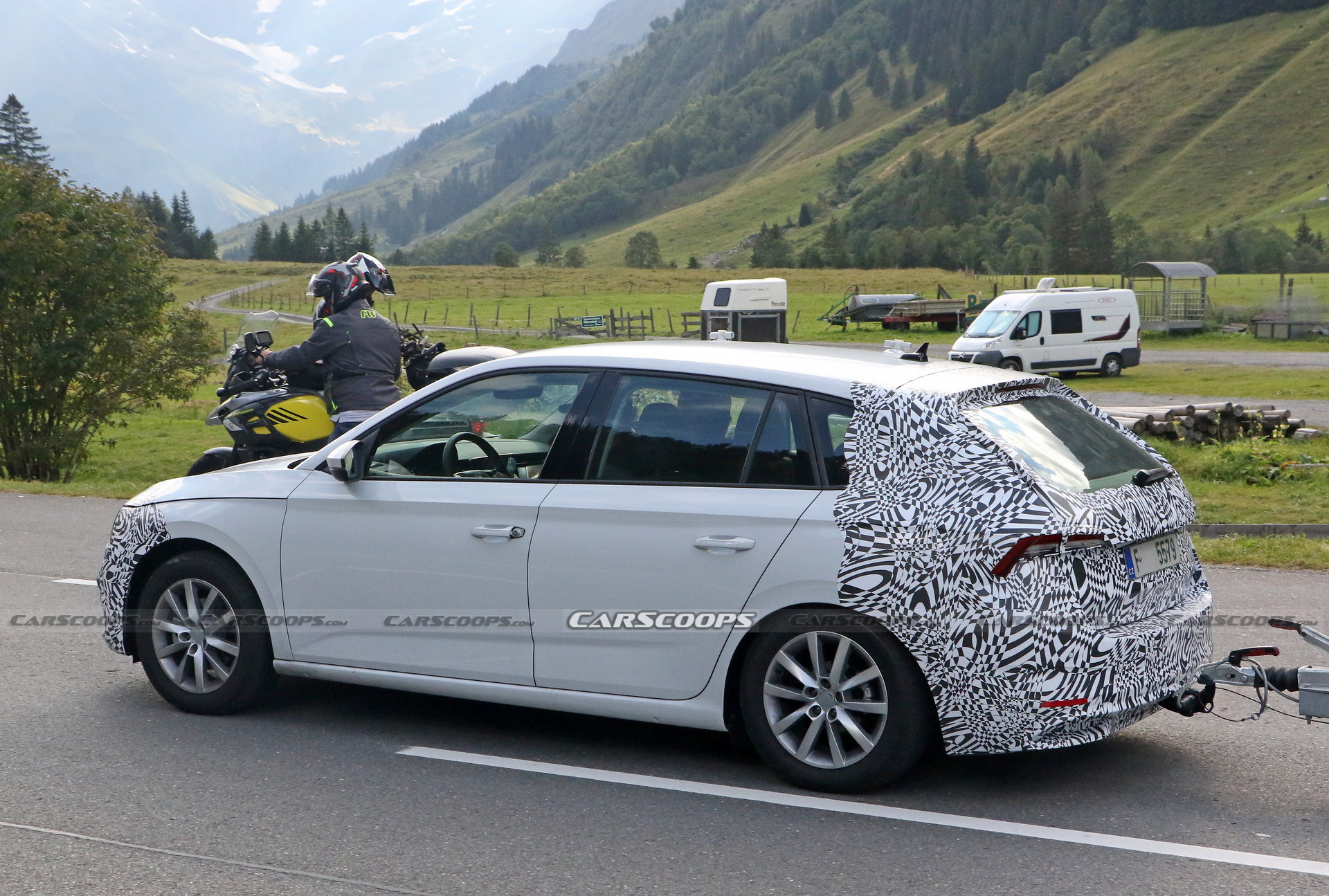 Skoda Scala Compact Hatchback Getting Ready For A Mid-Life Cycle Facelift