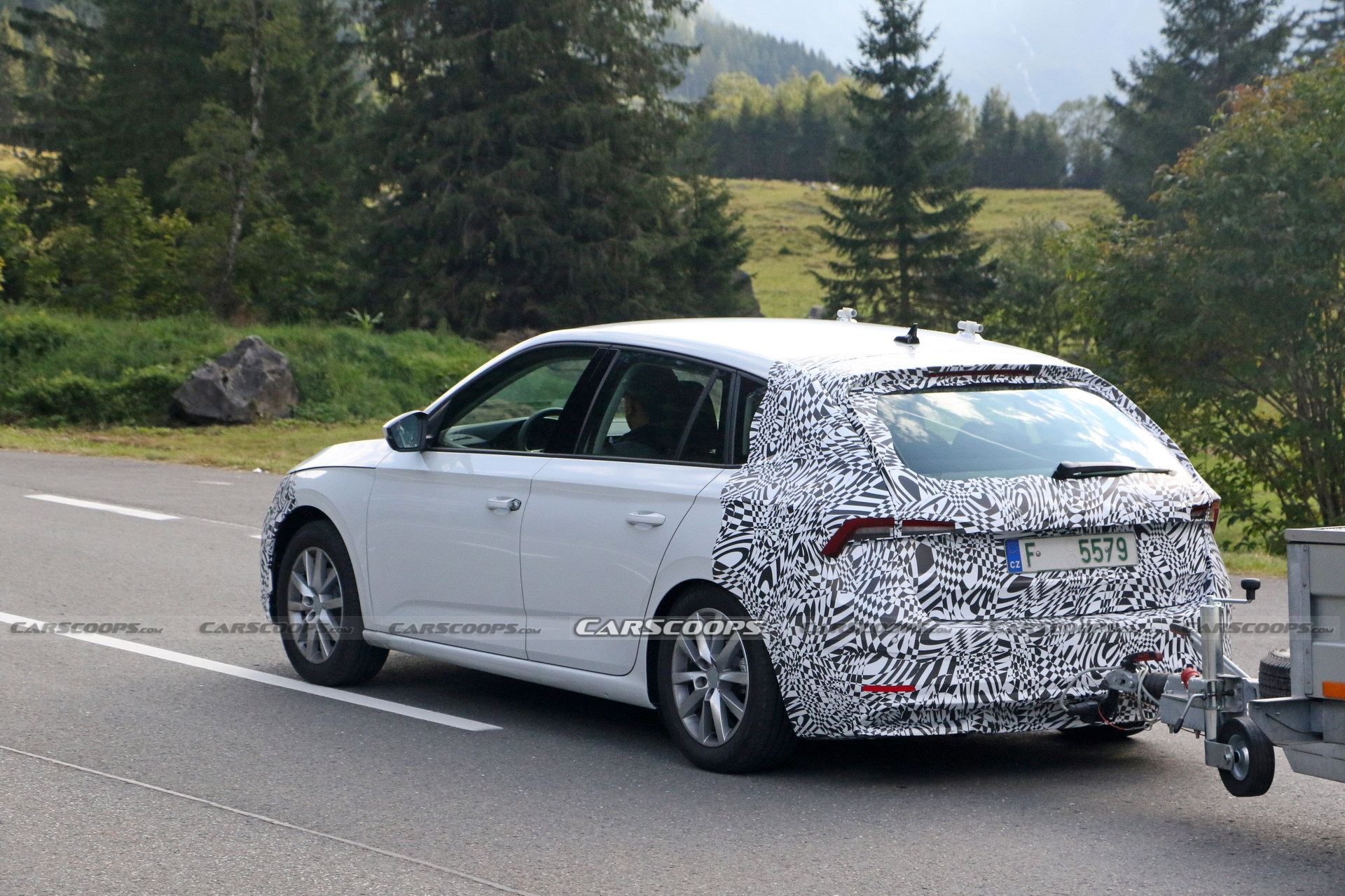 Skoda Scala Compact Hatchback Getting Ready For A Mid-Life Cycle Facelift