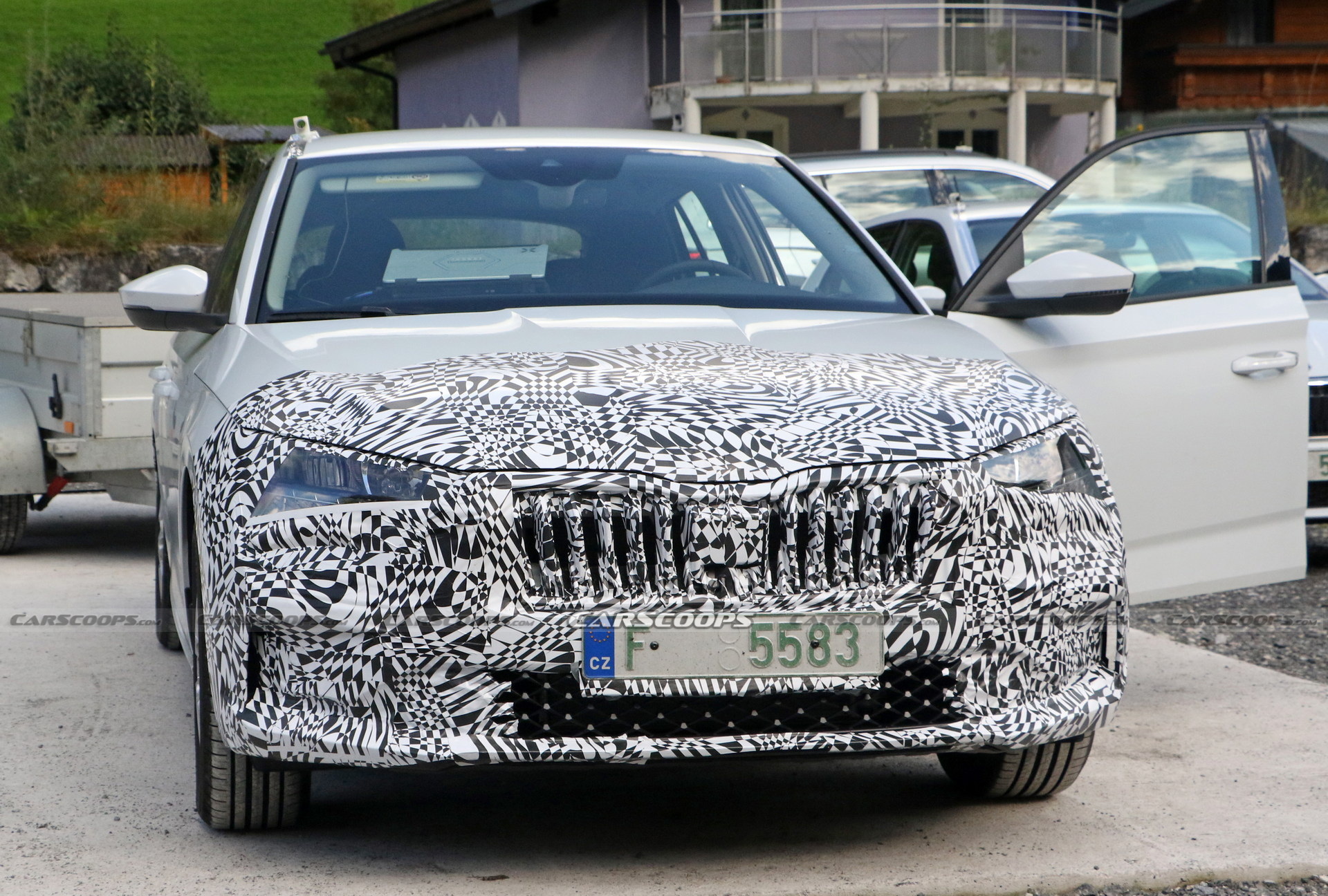 Skoda Scala Compact Hatchback Getting Ready For A Mid-Life Cycle Facelift