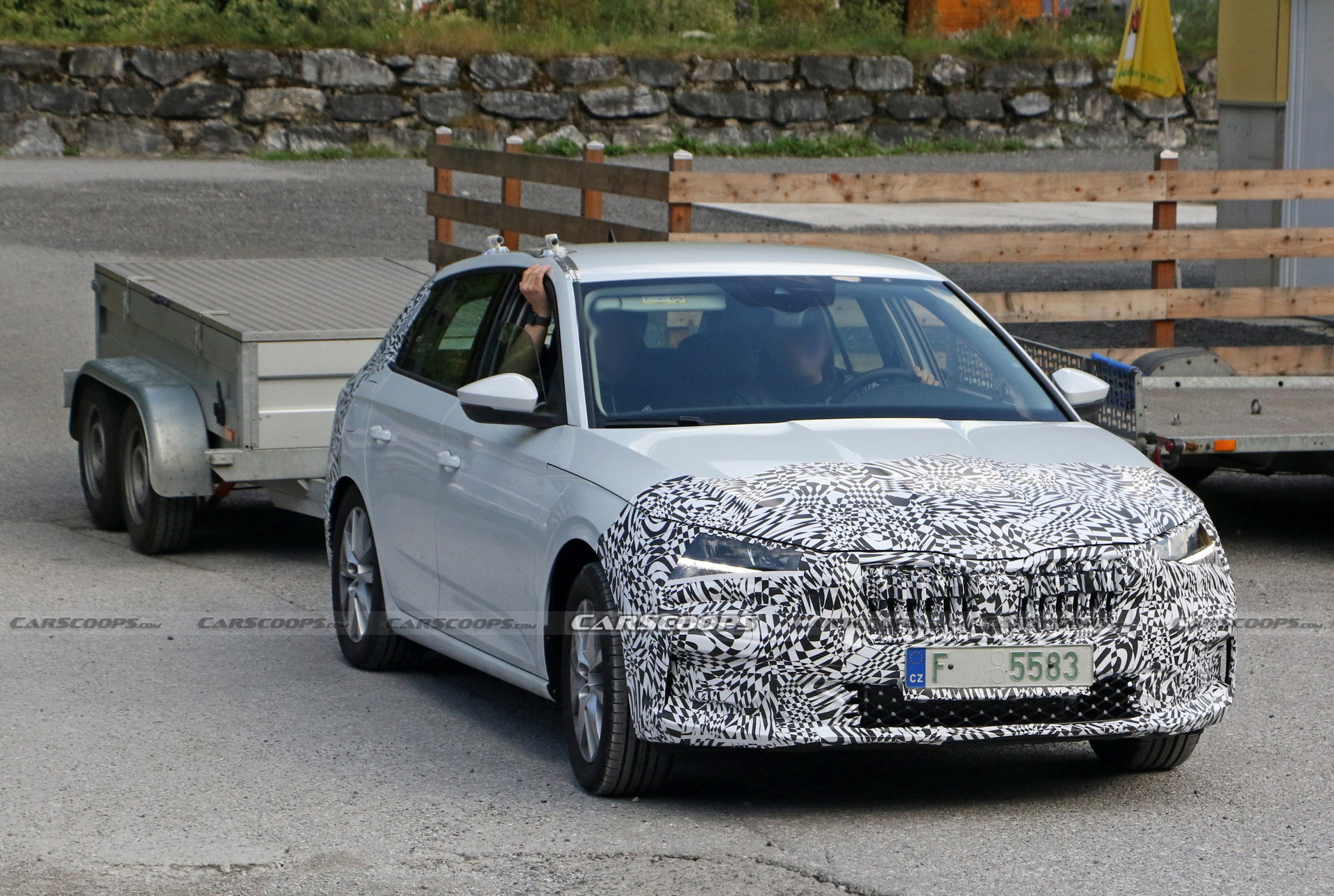 Skoda Scala Compact Hatchback Getting Ready For A Mid-Life Cycle Facelift