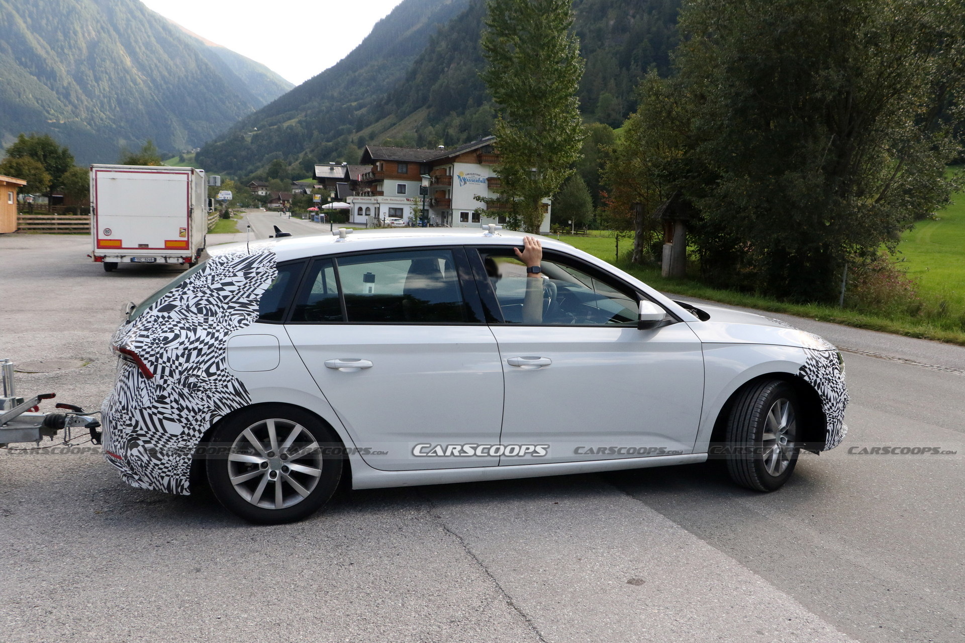 Skoda Scala Compact Hatchback Getting Ready For A Mid-Life Cycle Facelift