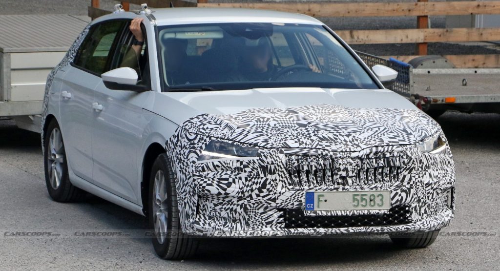  Skoda Scala Compact Hatchback Getting Ready For A Mid-Life Cycle Facelift