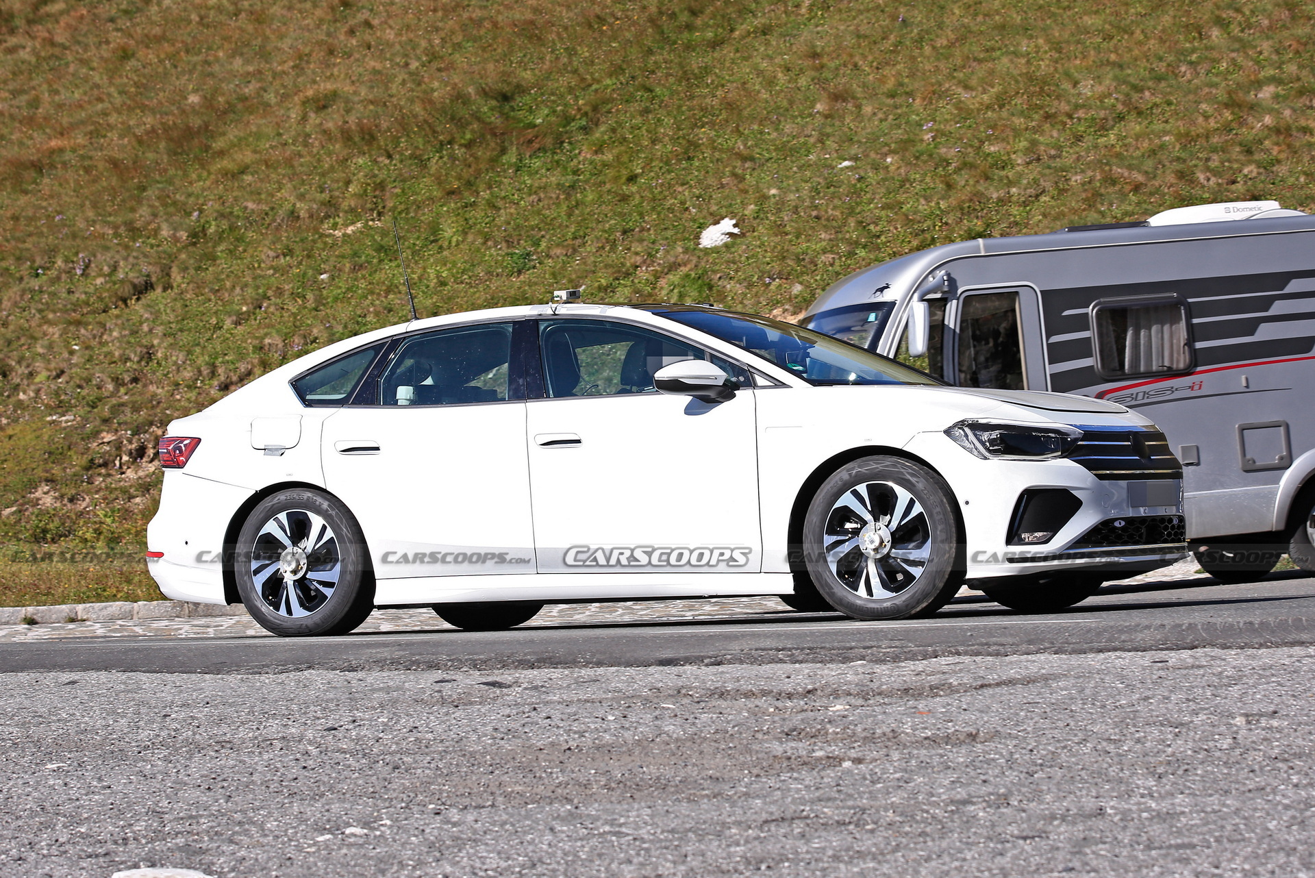 VW’s 2023 ID Electric Sedan Caught Testing Yet Again Under Tricky Camouflage