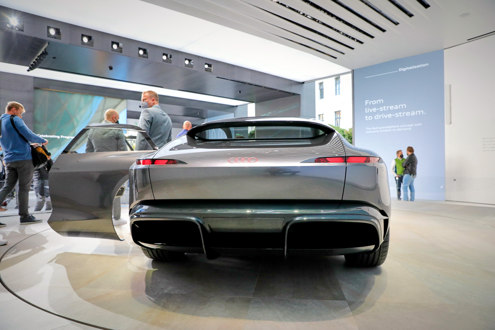 Audi Grandsphere Concept Rewrites The Next Generation A8’s Script, Looks Strikingly Elegant In Munich