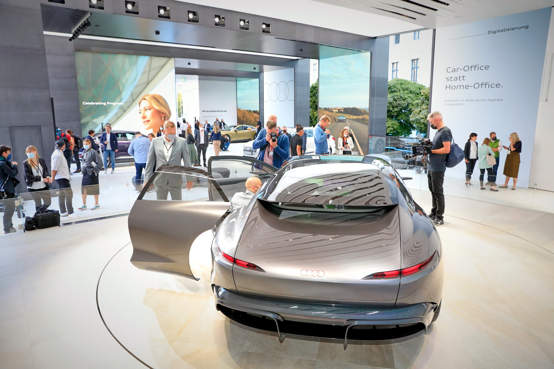 Audi Grandsphere Concept Rewrites The Next Generation A8’s Script, Looks Strikingly Elegant In Munich