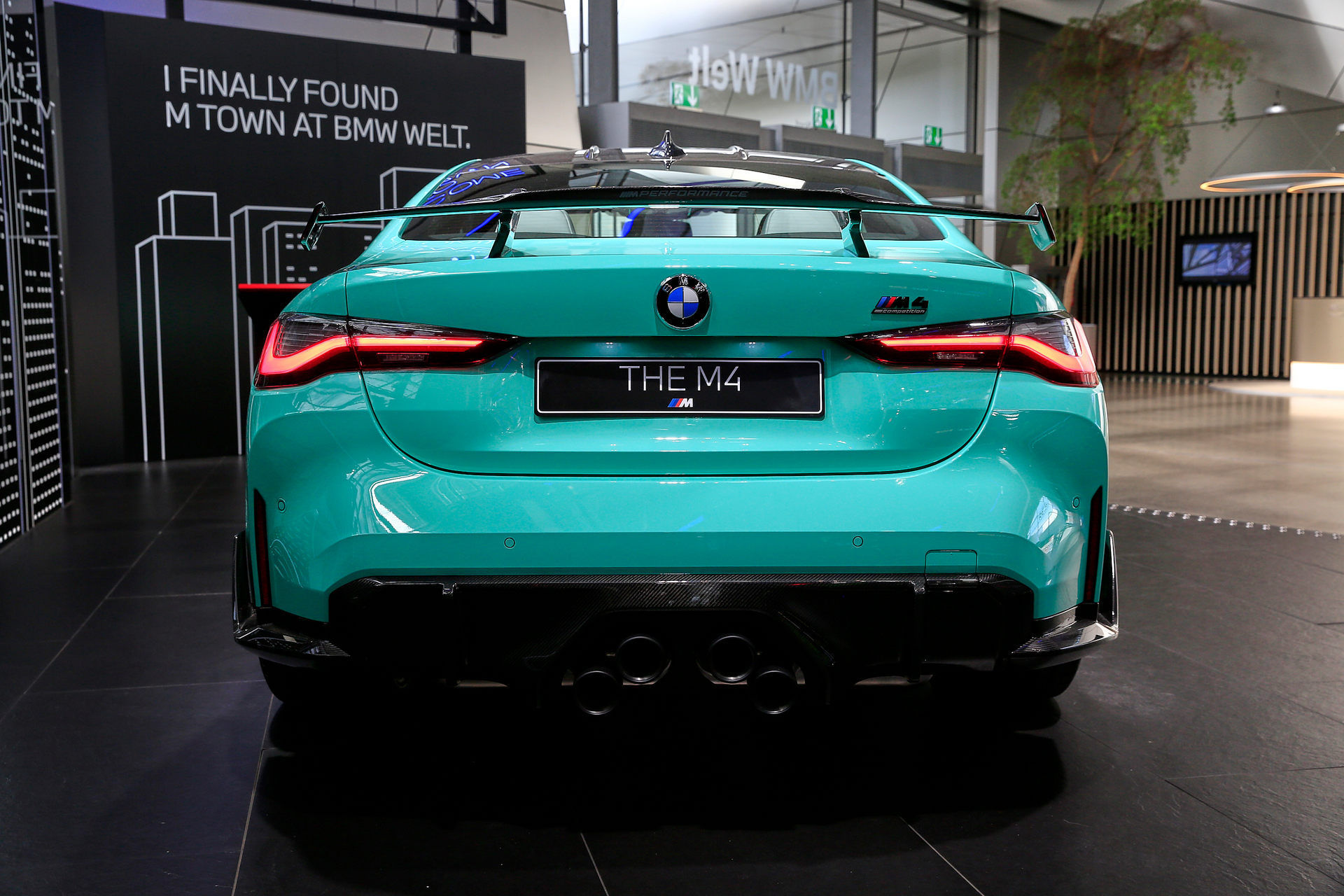 BMW M4 Competition Painted In Mint Green Looks Like A Jellybean