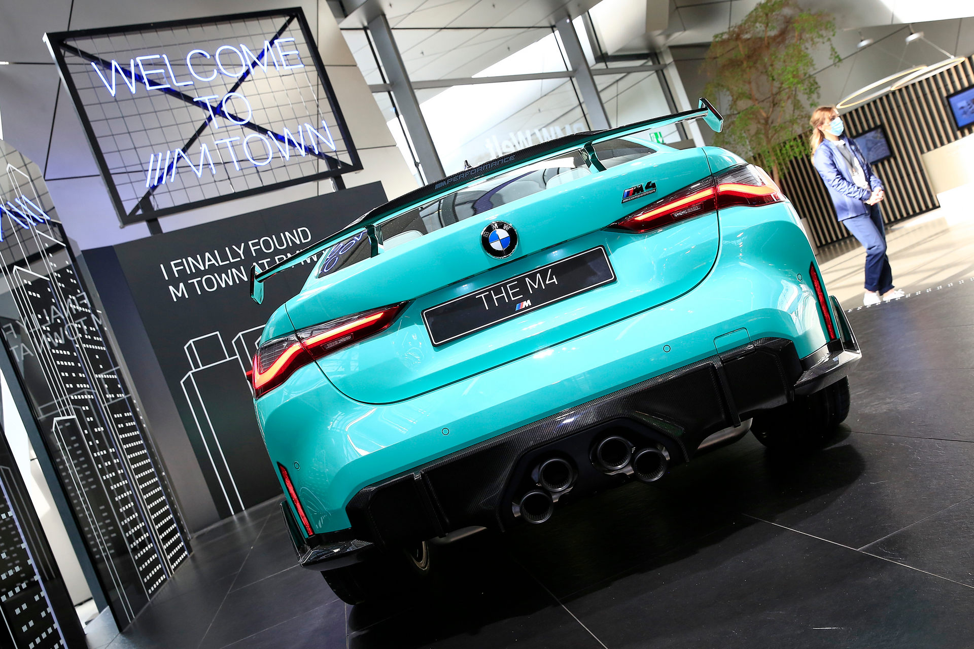 BMW M4 Competition Painted In Mint Green Looks Like A Jellybean