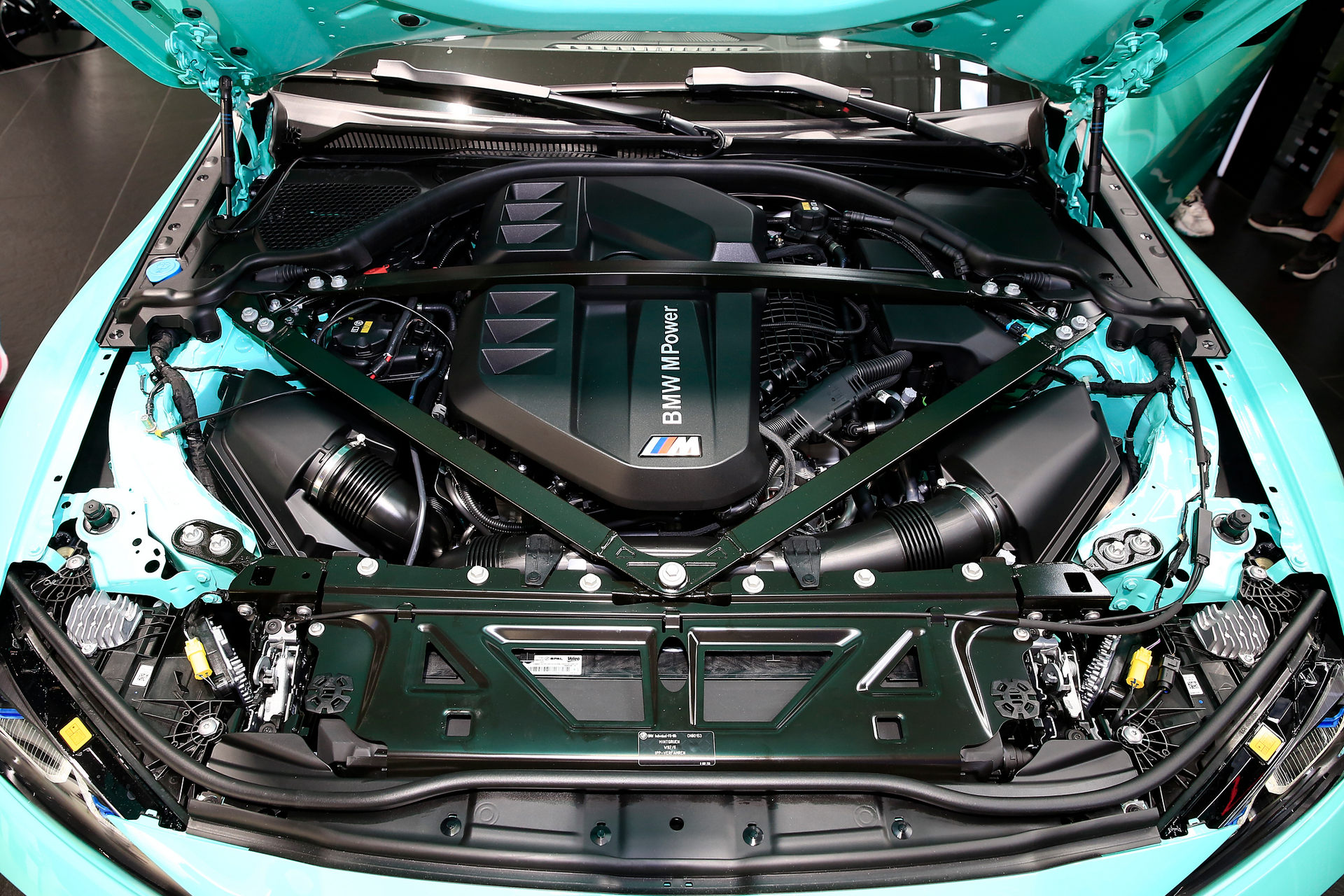 BMW M4 Competition Painted In Mint Green Looks Like A Jellybean