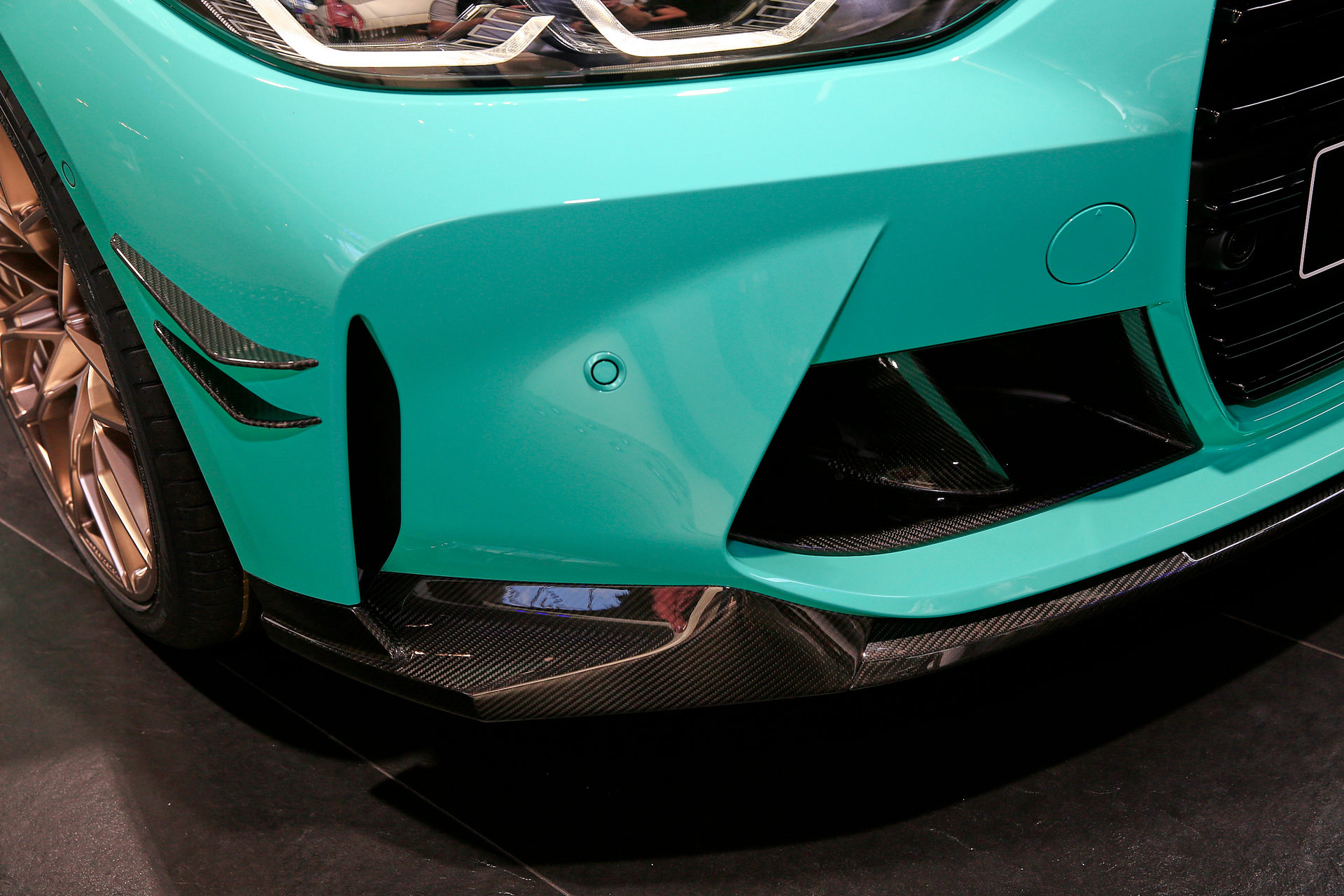 BMW M4 Competition Painted In Mint Green Looks Like A Jellybean