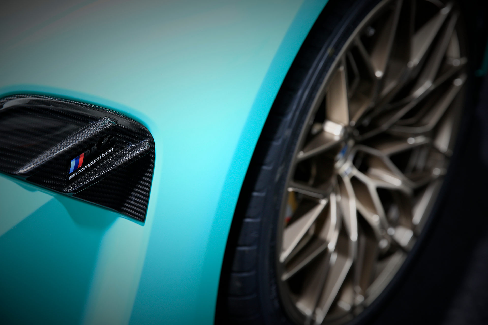 BMW M4 Competition Painted In Mint Green Looks Like A Jellybean