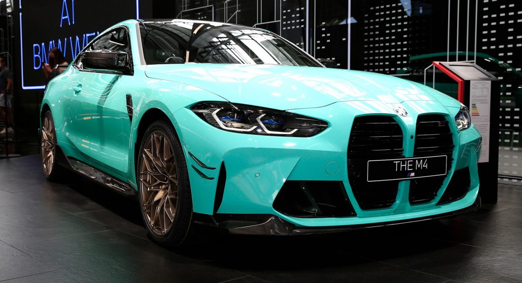  BMW M4 Competition Painted In Mint Green Looks Like A Jellybean