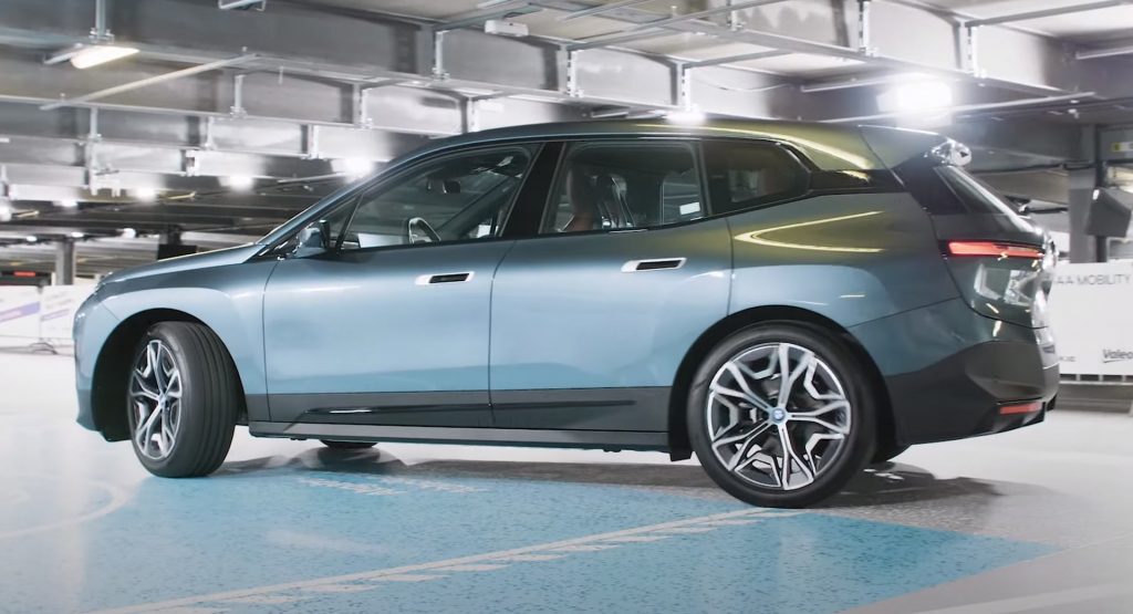  Watch The BMW iX Park Itself And Get A Wash In A Special Parking Lot