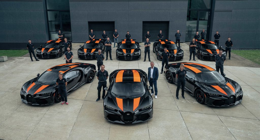  Bugatti Has Built The First Eight Chiron Super Sport 300+ Models For Customers