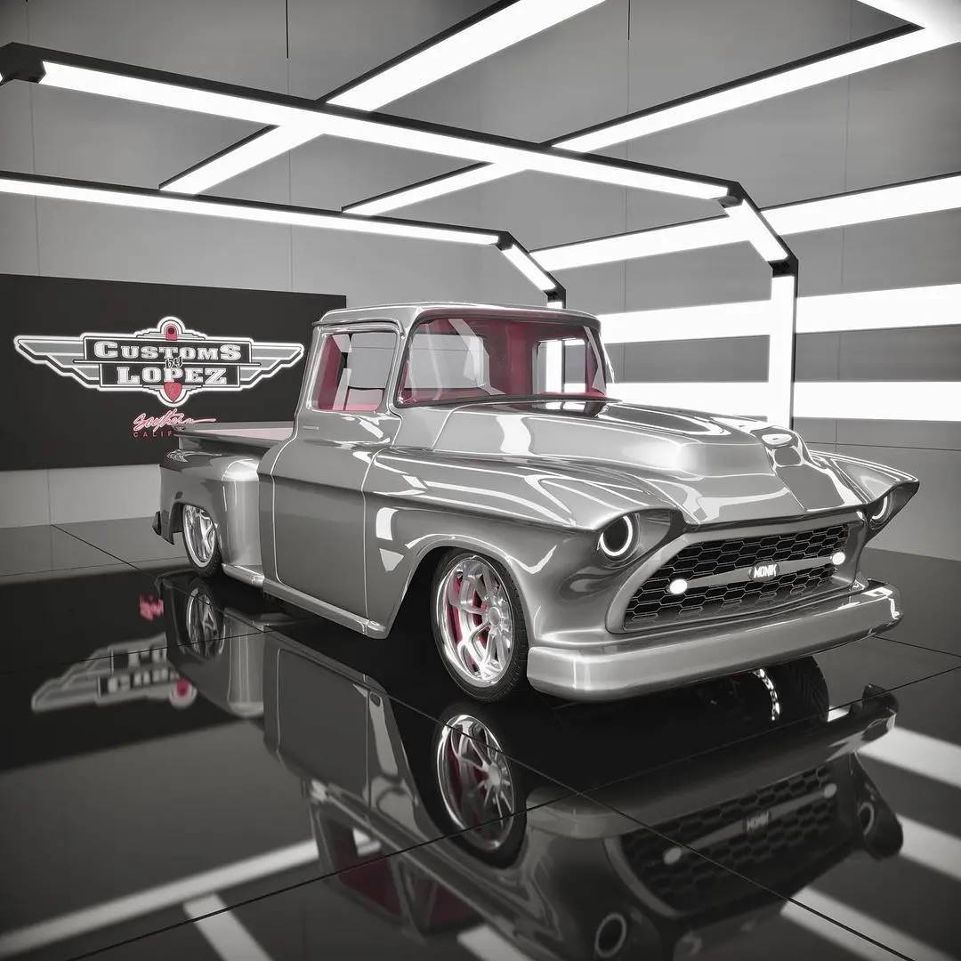 This Wild 1956 Chevy C10 Restomod Is Being Readied For SEMA