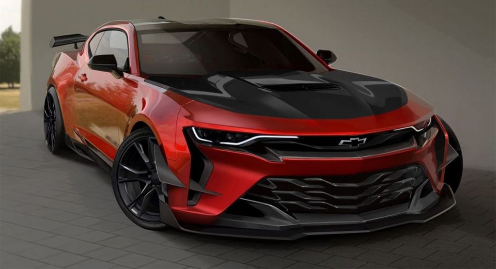 Official GM Design Render Sure Looks Like The Cancelled Chevy Camaro Z
