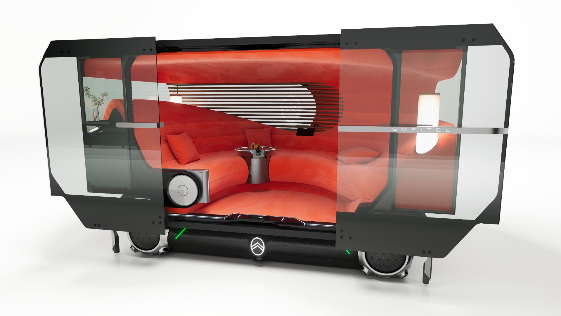 Citroën Urban Collëctif Is An Autonomous Skate Platform With Interchangeable Service Pods