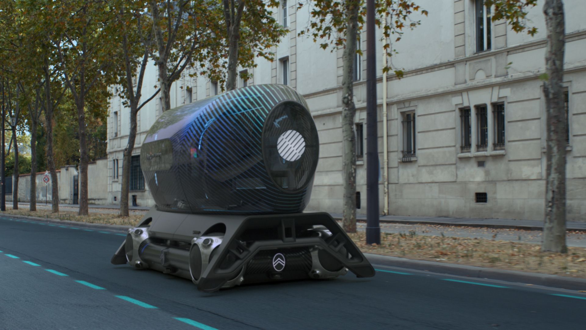 Citroën Urban Collëctif Is An Autonomous Skate Platform With Interchangeable Service Pods