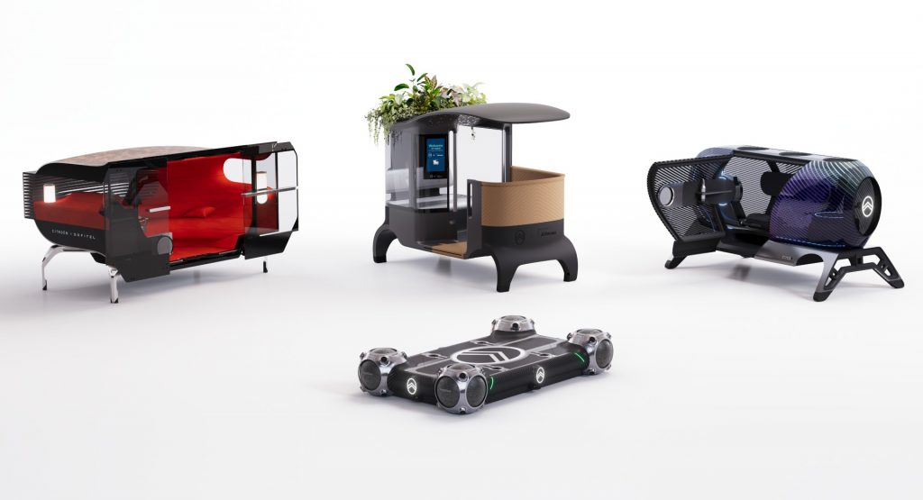  Citroën Urban Collëctif Is An Autonomous Skate Platform With Interchangeable Service Pods