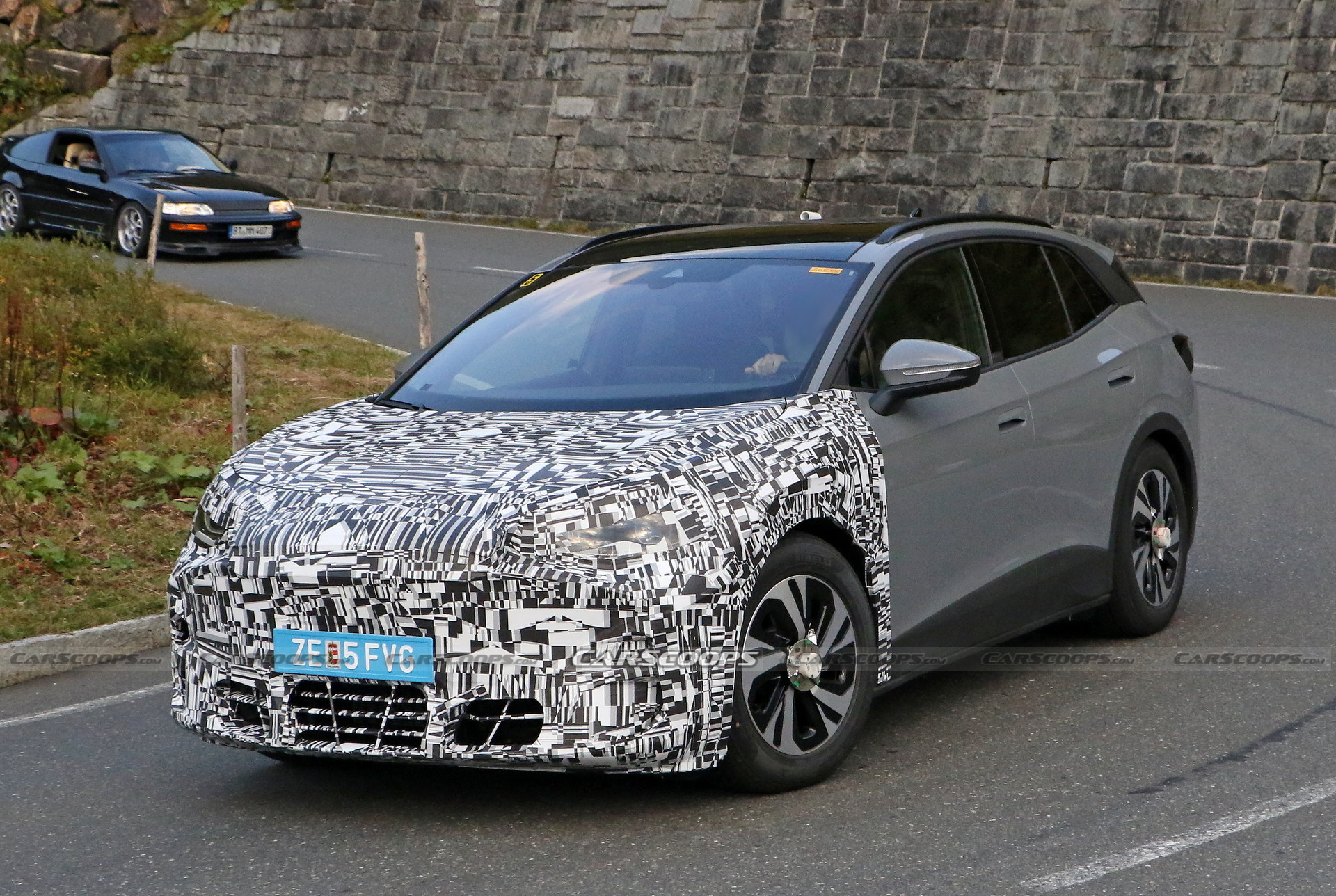 2024 Cupra Tavascan Spied Wearing A VW ID.4 Body