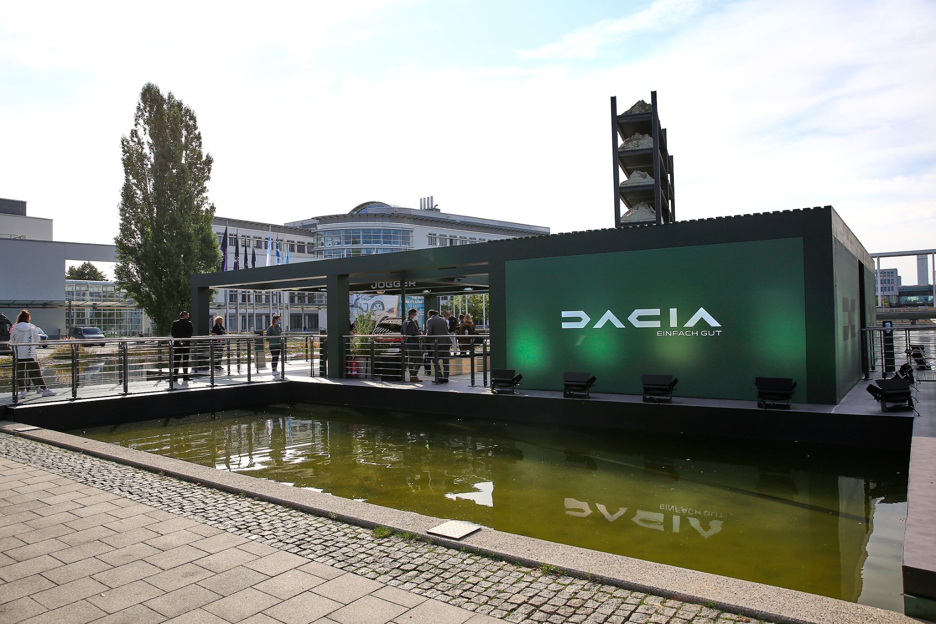 Dacia Jogger Unveiled On A Floating Platform Looking Larger IRL