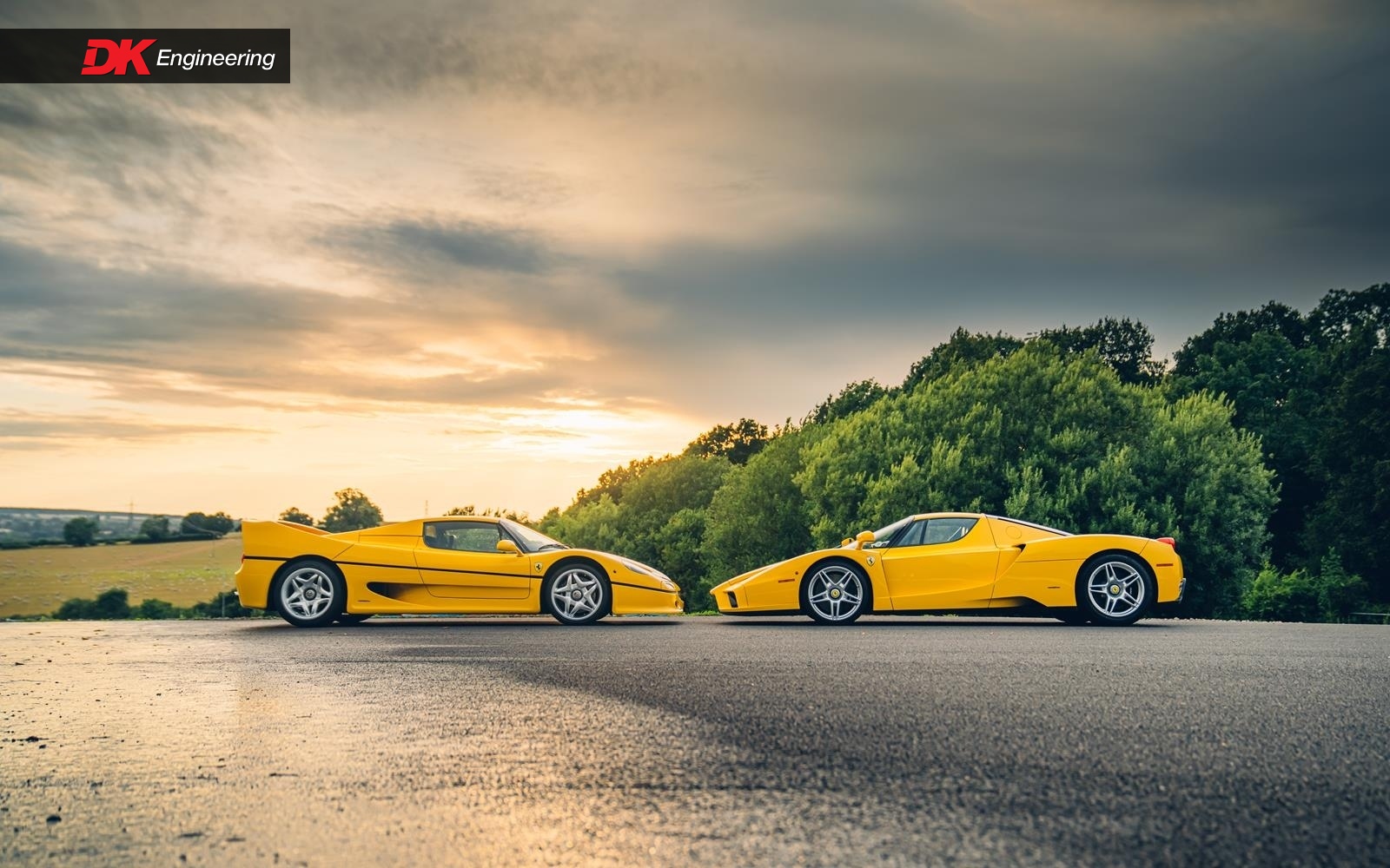 Find Red Ferraris Boring? A UK Dealer Is Selling A Yellow Enzo And F50