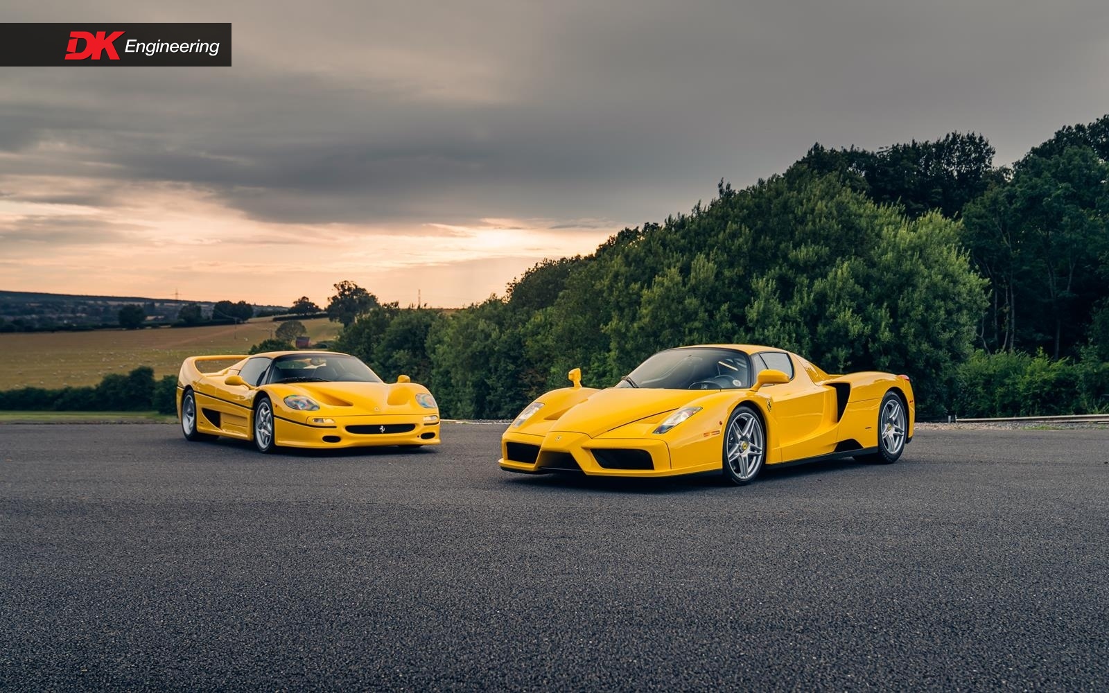 Find Red Ferraris Boring? A UK Dealer Is Selling A Yellow Enzo And F50