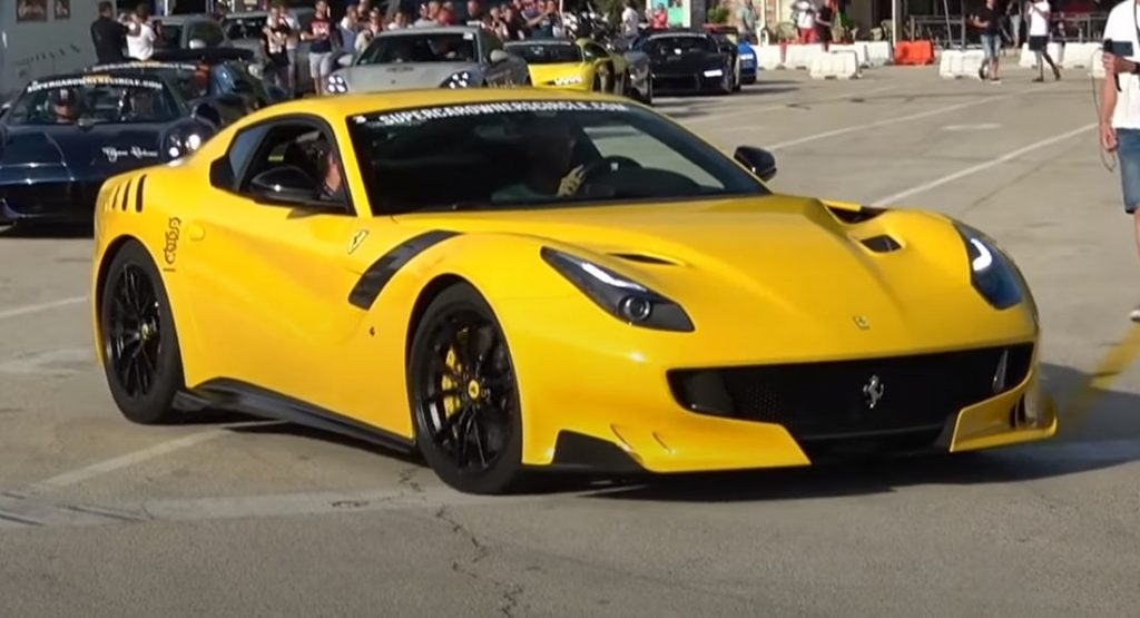  Ferrari F12tdf Lines Up Against A Rimac Nevera, No Points For Guessing The Winner