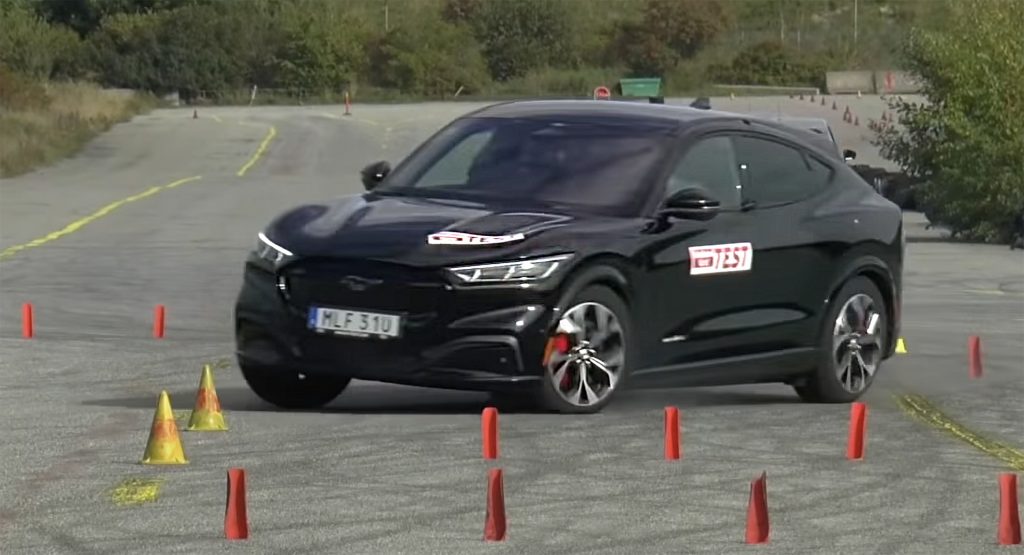  Ford’s Mustang Mach-E Misbehaved Like A Mustang In Swedish Moose Test