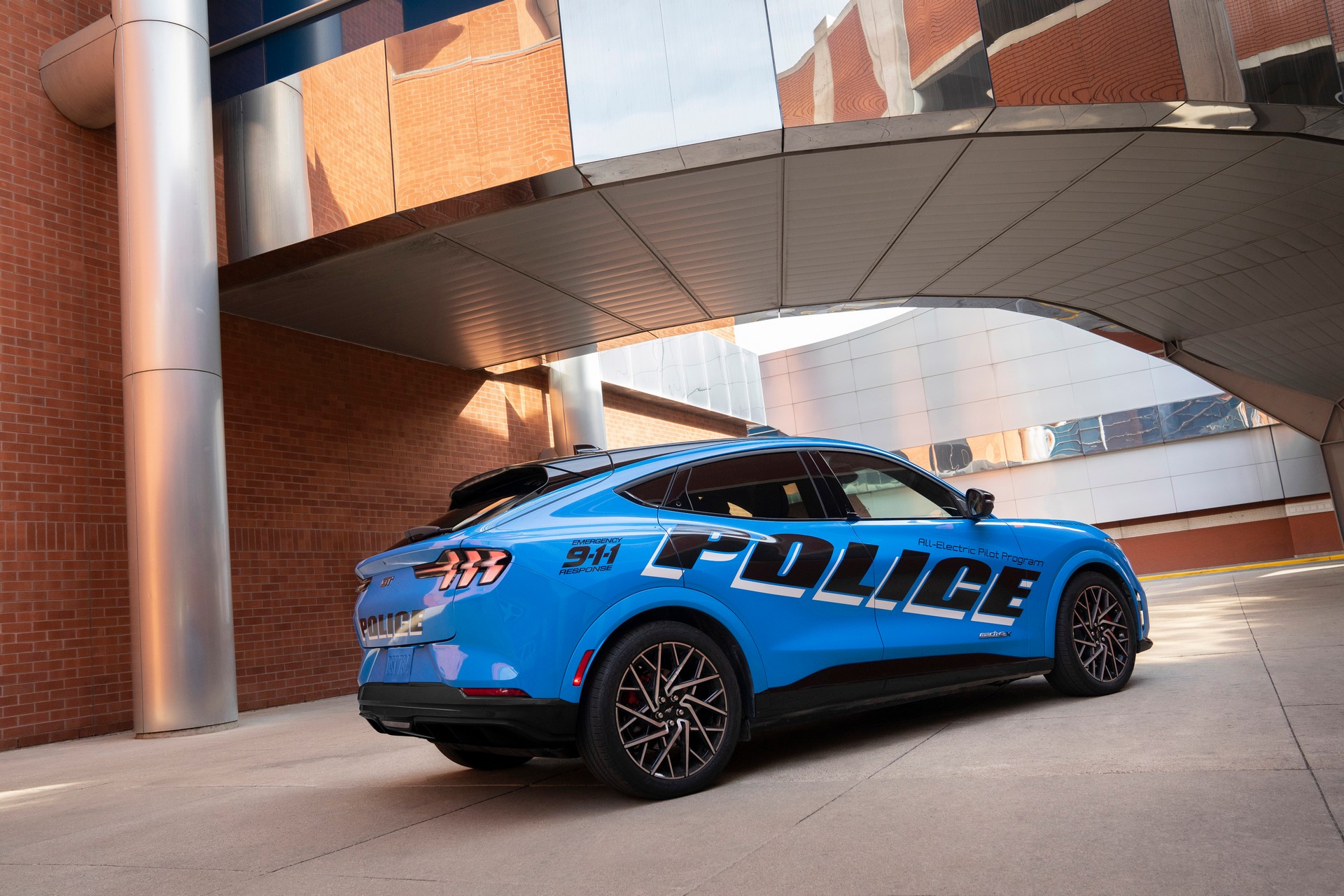 Ford Mustang Mach-E Prototype Being Tested By Michigan State Police