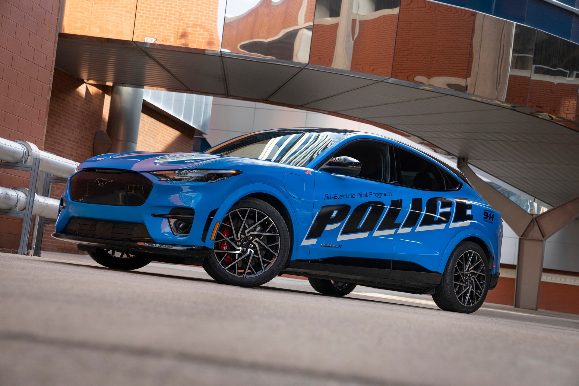 Ford Mustang Mach-E Prototype Being Tested By Michigan State Police