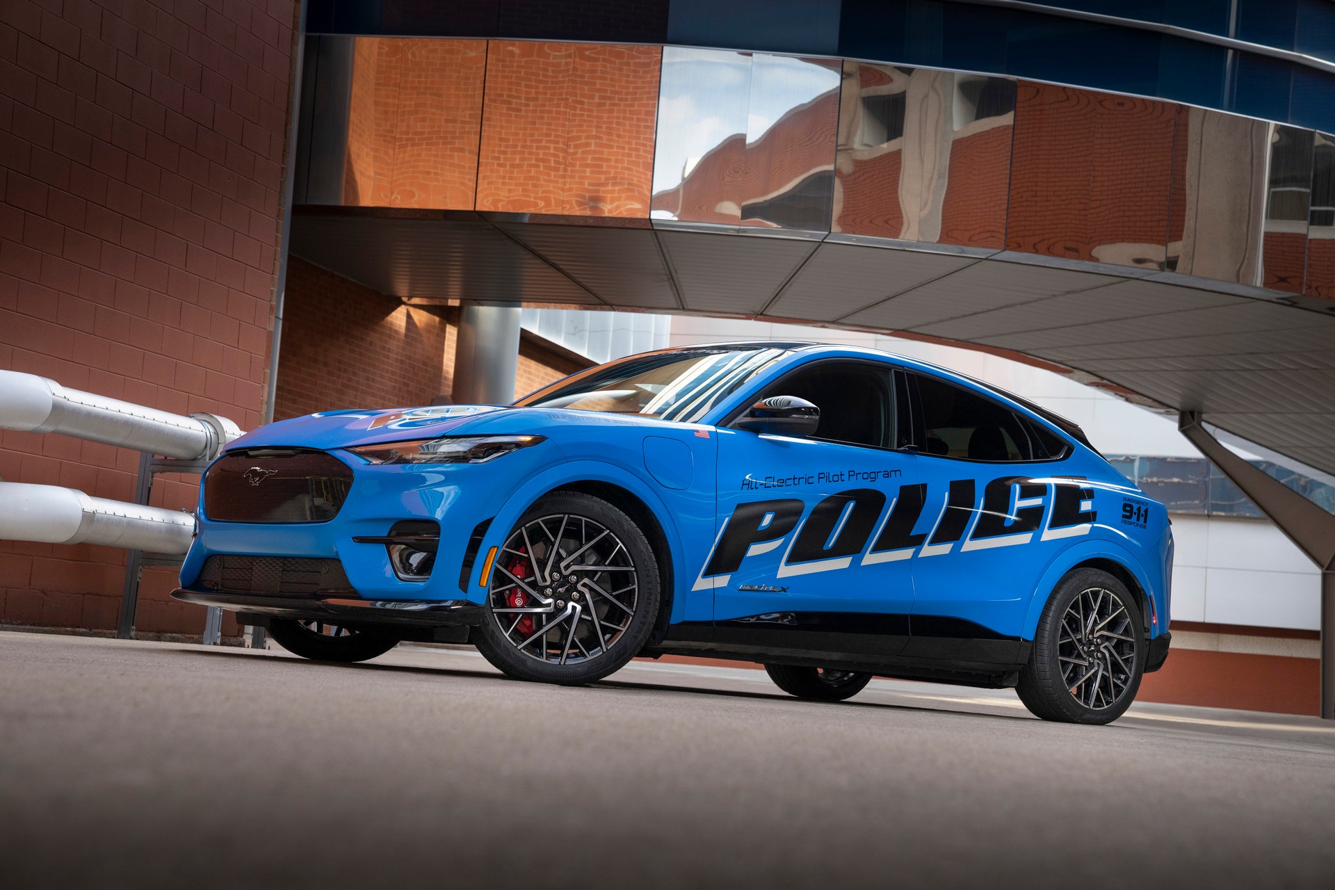 Ford Mustang Mach-E Prototype Being Tested By Michigan State Police