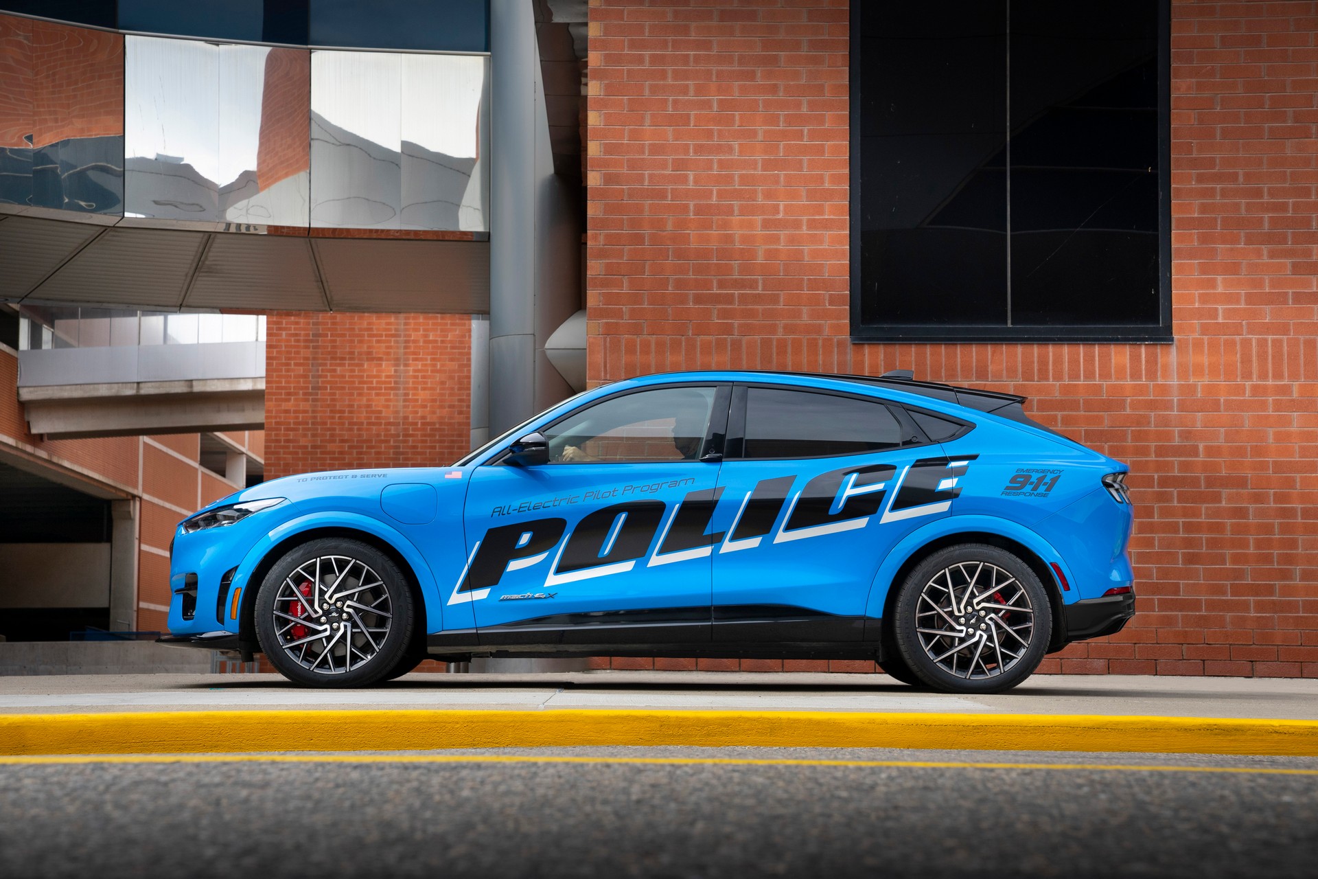 Ford Mustang Mach-E Prototype Being Tested By Michigan State Police