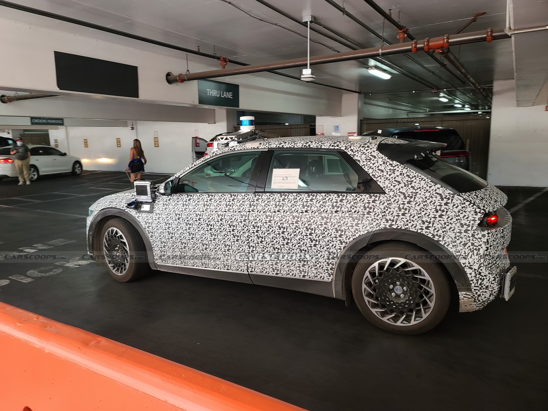 U Spy The Hyundai Ioniq 5 Robotaxi Being Tested At The Las Vegas Airport