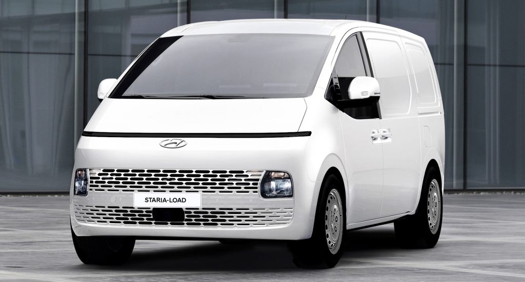  The New 2022 Hyundai Staria-Load Is One Funky Looking Commercial Van