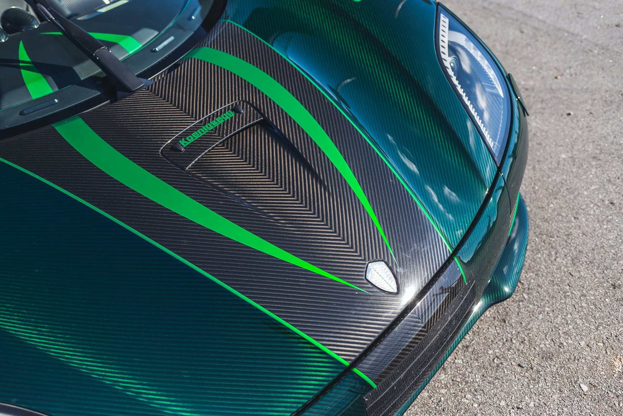 Stunning Green Carbon-Fiber Koenigsegg Agera S Offered In Online Auction