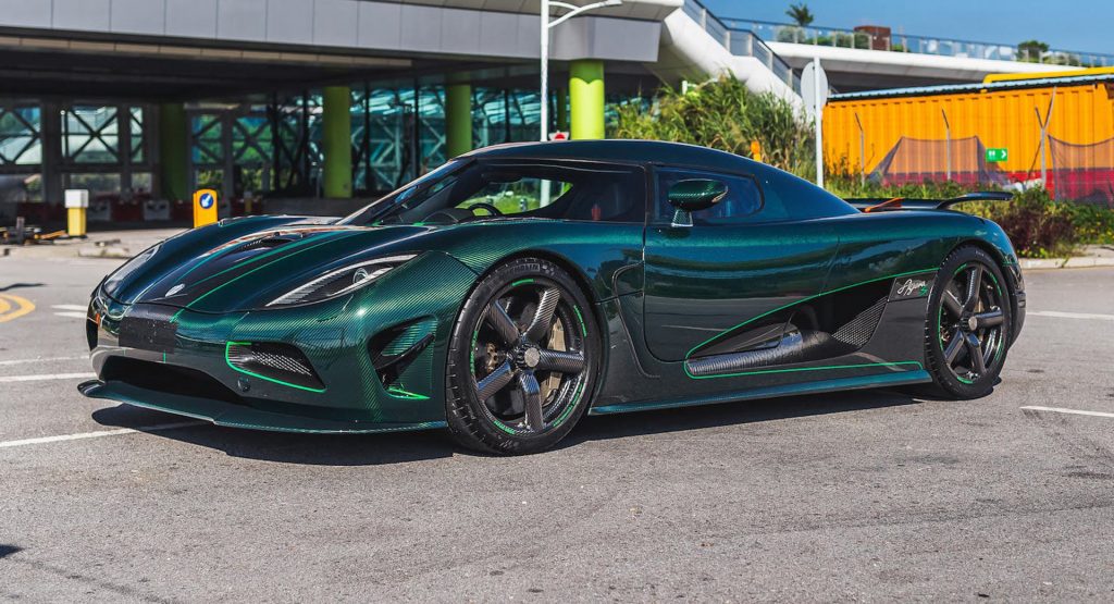 Stunning Green Carbon-Fiber Koenigsegg Agera S Offered In Online Auction