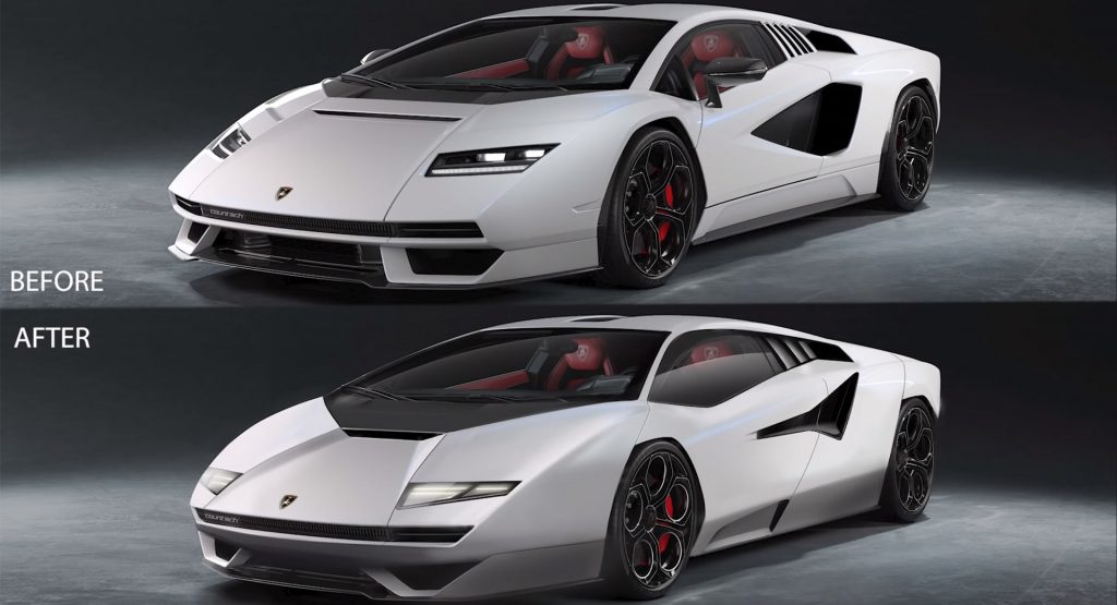 Frank Stephenson Analyzes And Redesigns The New Lamborghini Countach LPI 800-4