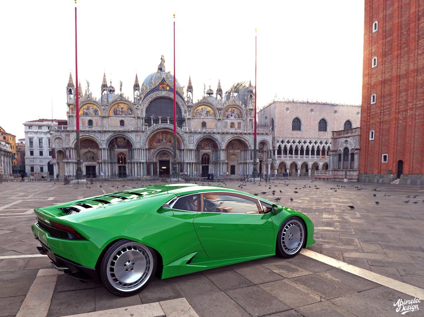 What If Lamborghini Turned The Huracan Into A Countach Homage?