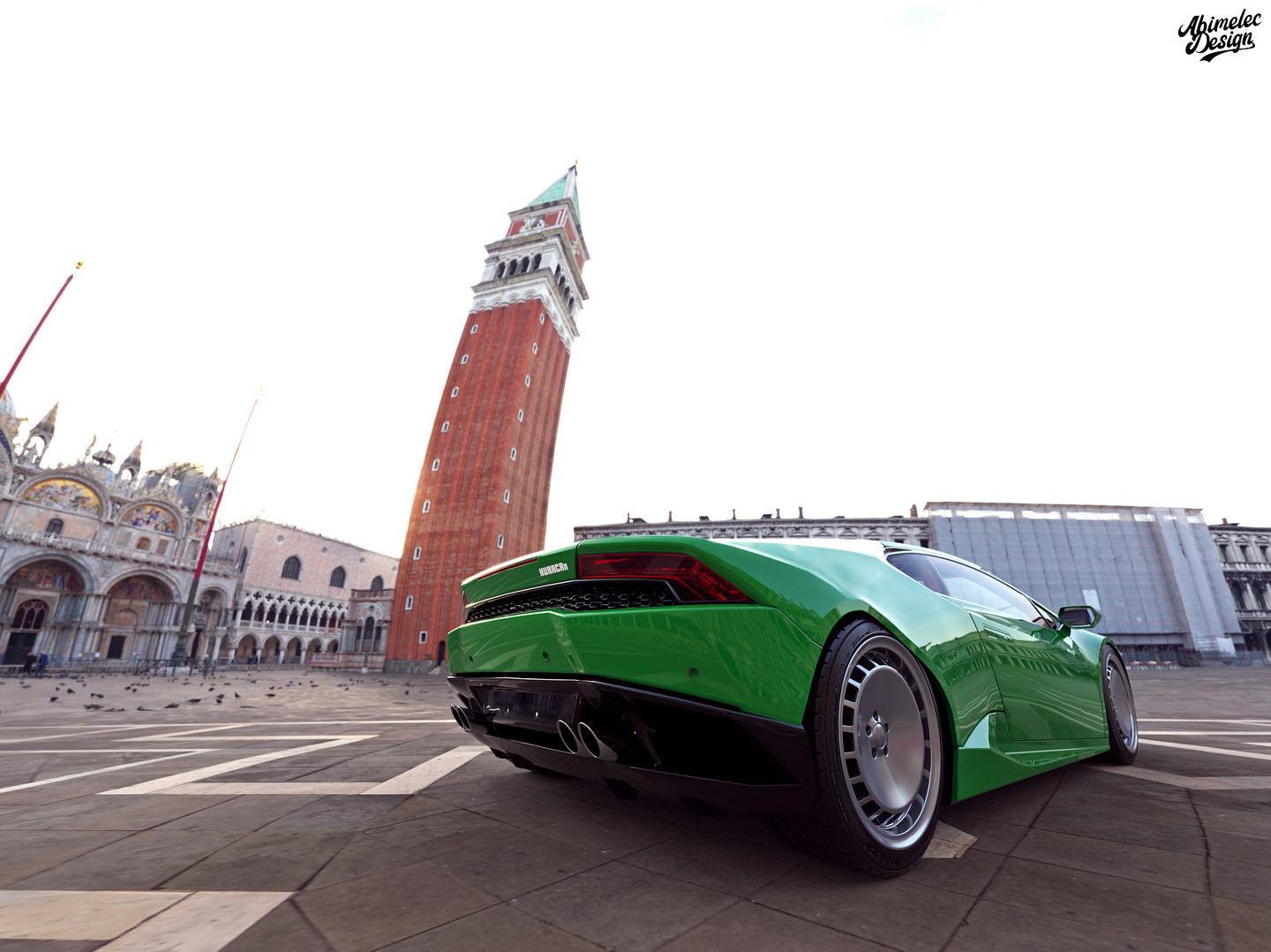 What If Lamborghini Turned The Huracan Into A Countach Homage?