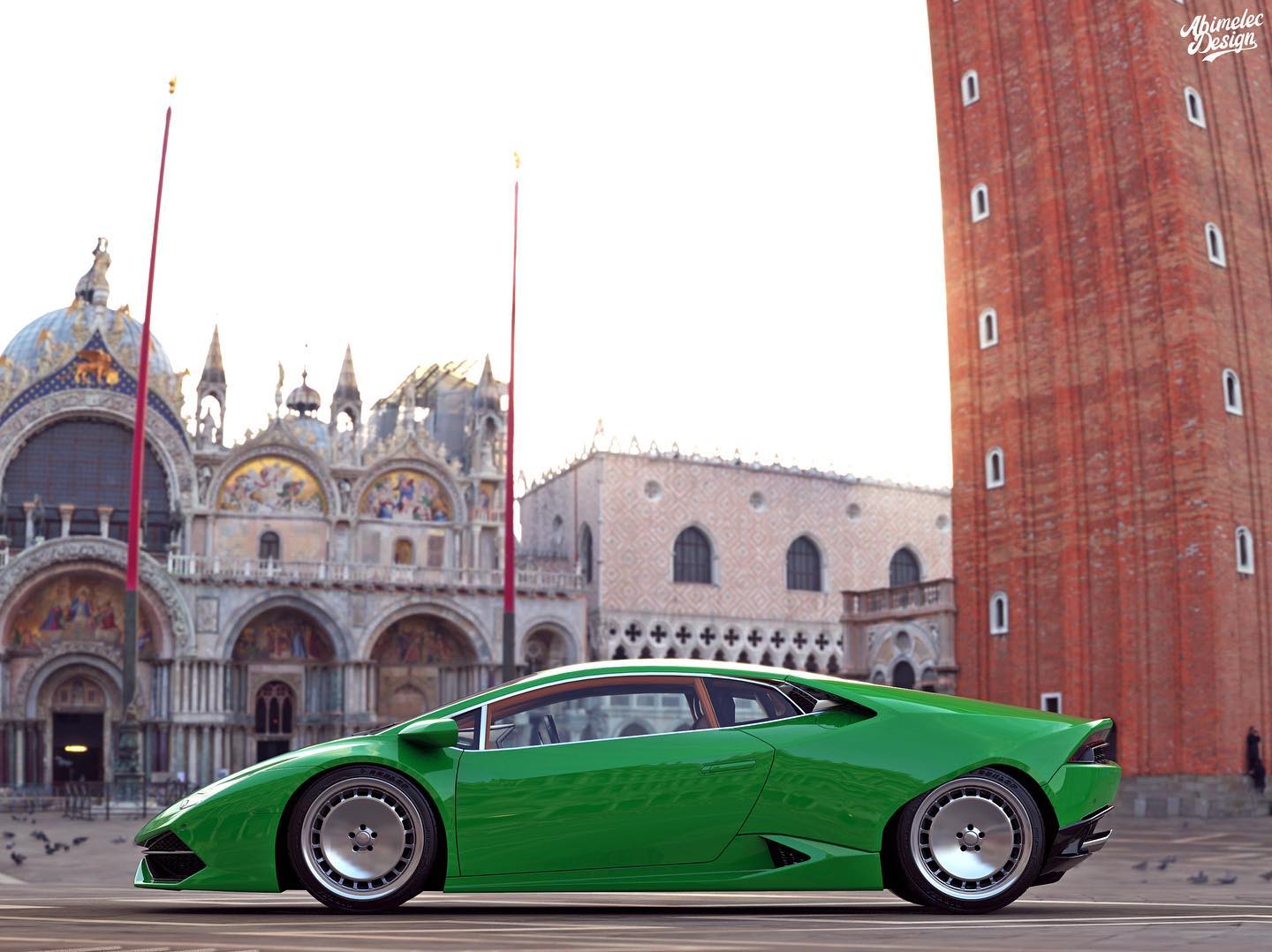 What If Lamborghini Turned The Huracan Into A Countach Homage?
