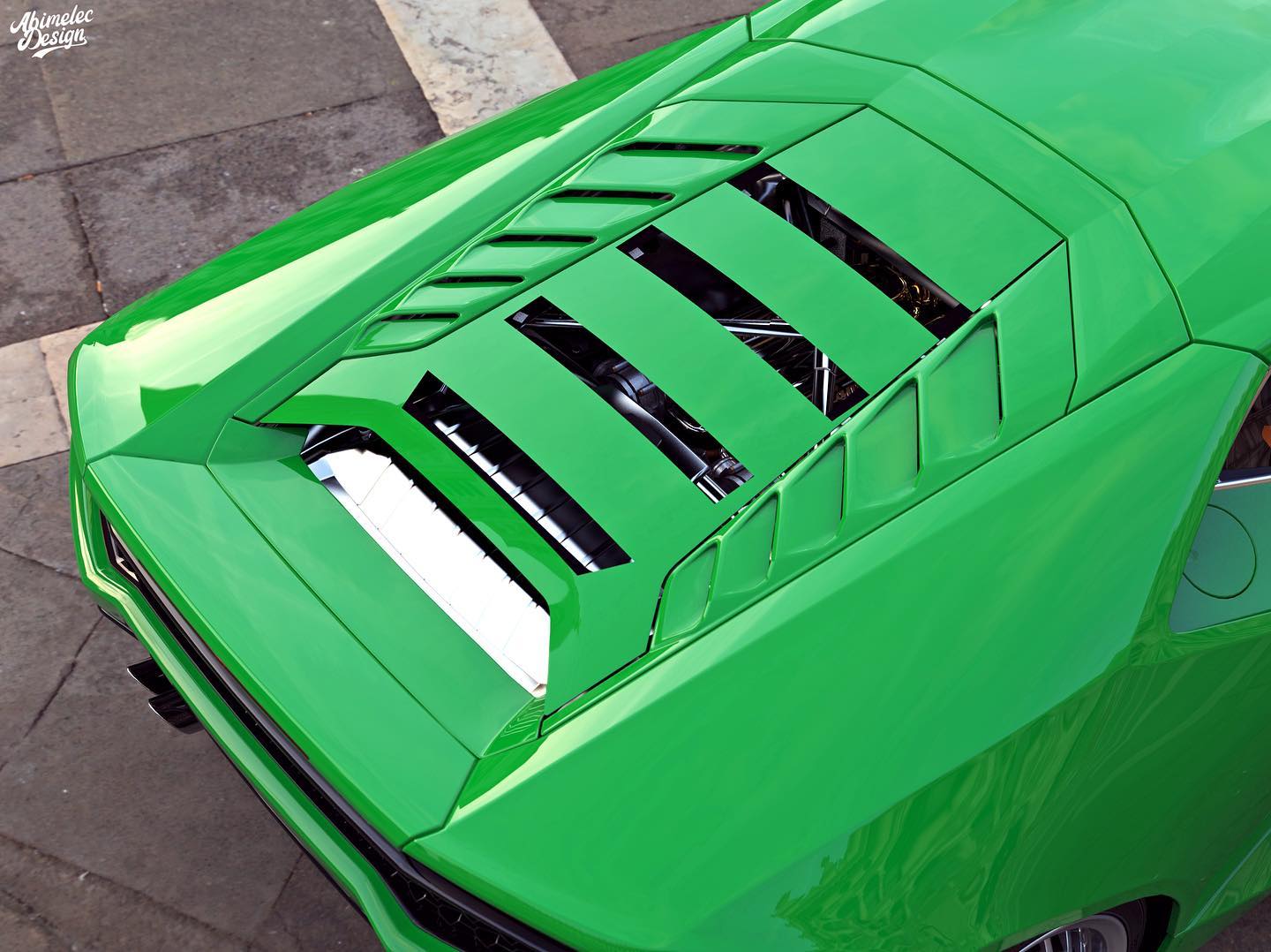 What If Lamborghini Turned The Huracan Into A Countach Homage?