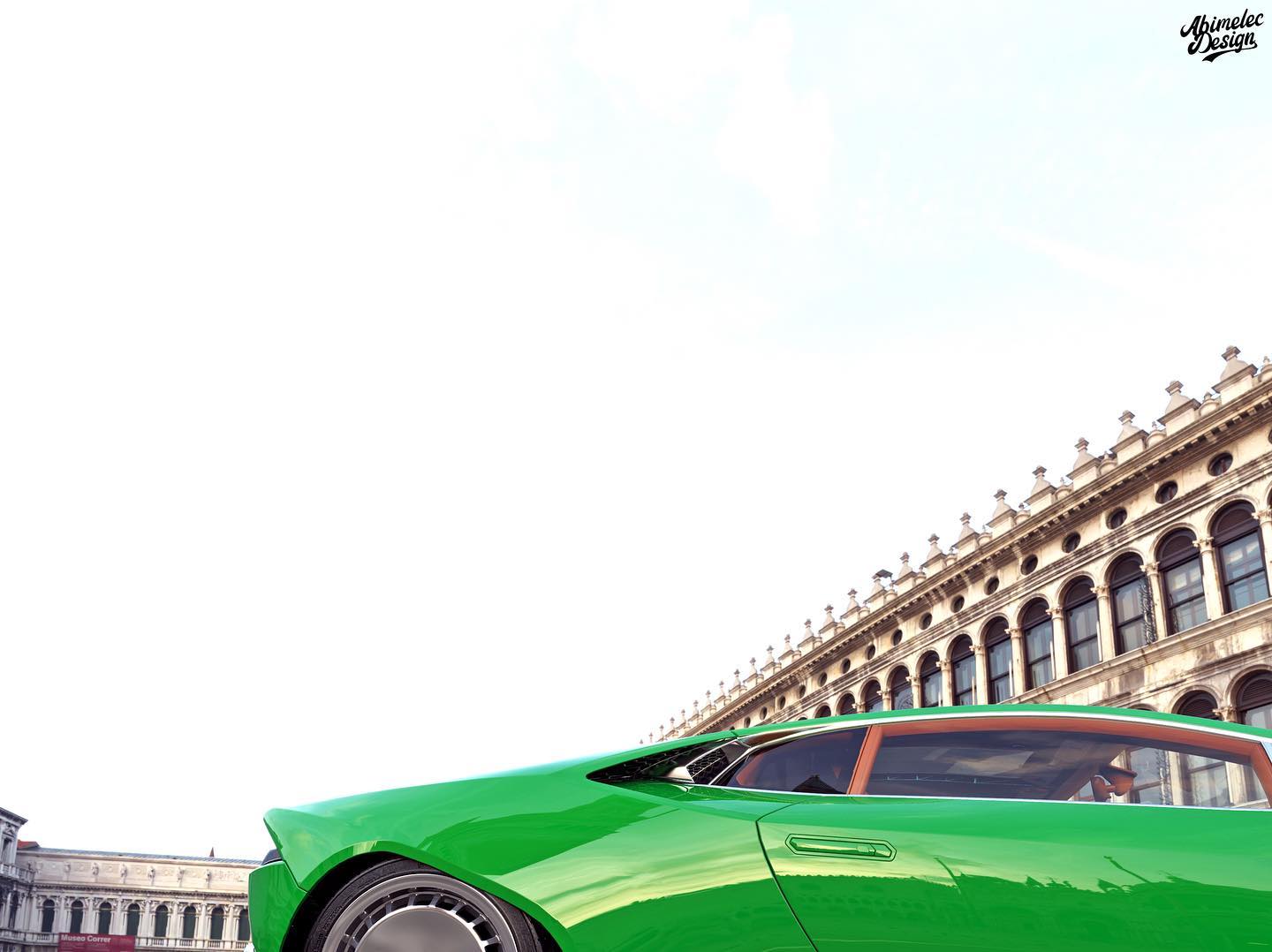 What If Lamborghini Turned The Huracan Into A Countach Homage?