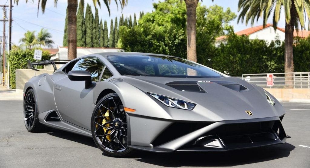  For Half A Million, You Could Get A House, Or This Matte Grey Lamborghini Huracan STO