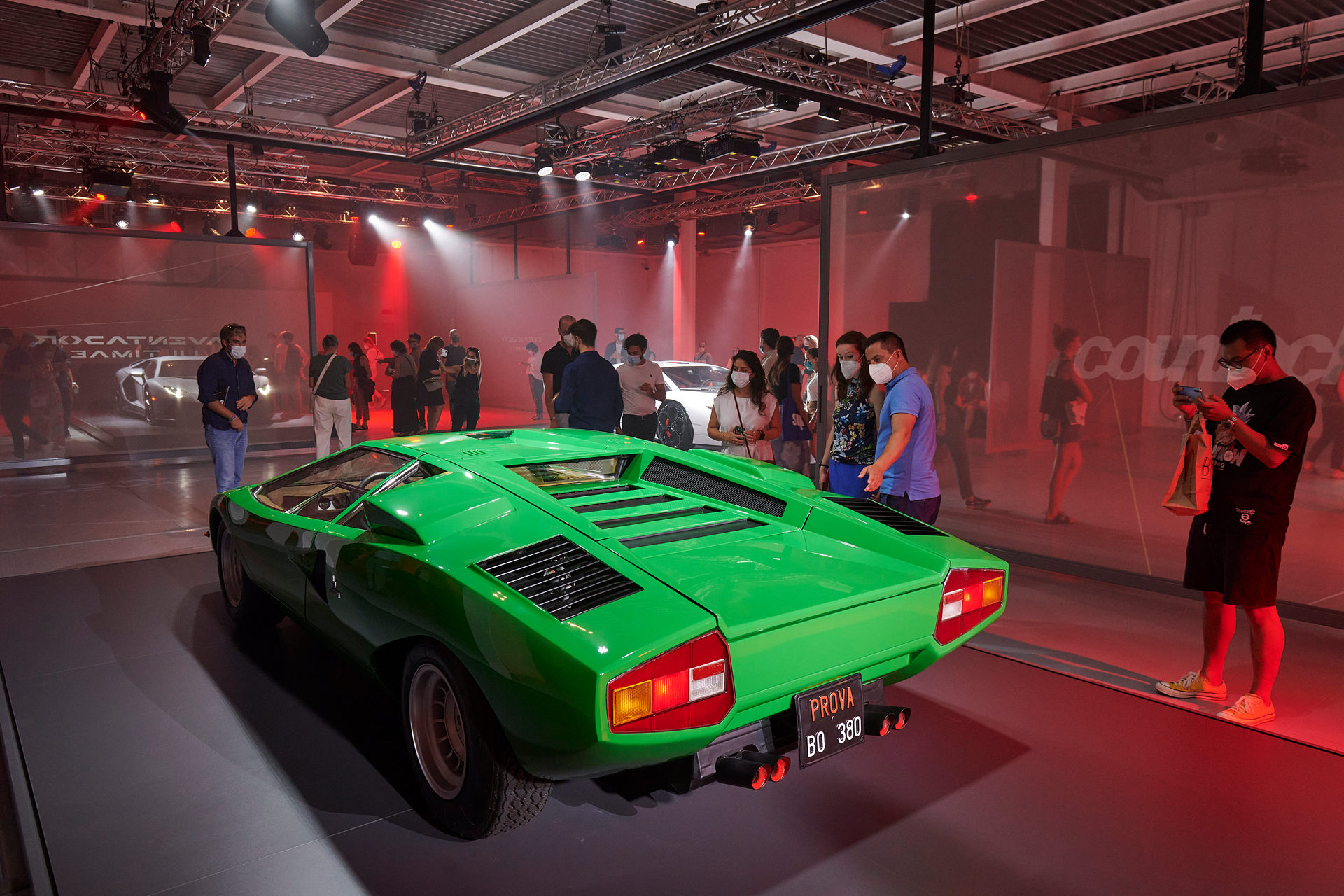 Lamborghini Countach LPI 800-4 Shown At Interactive Milano Design Week Exhibition