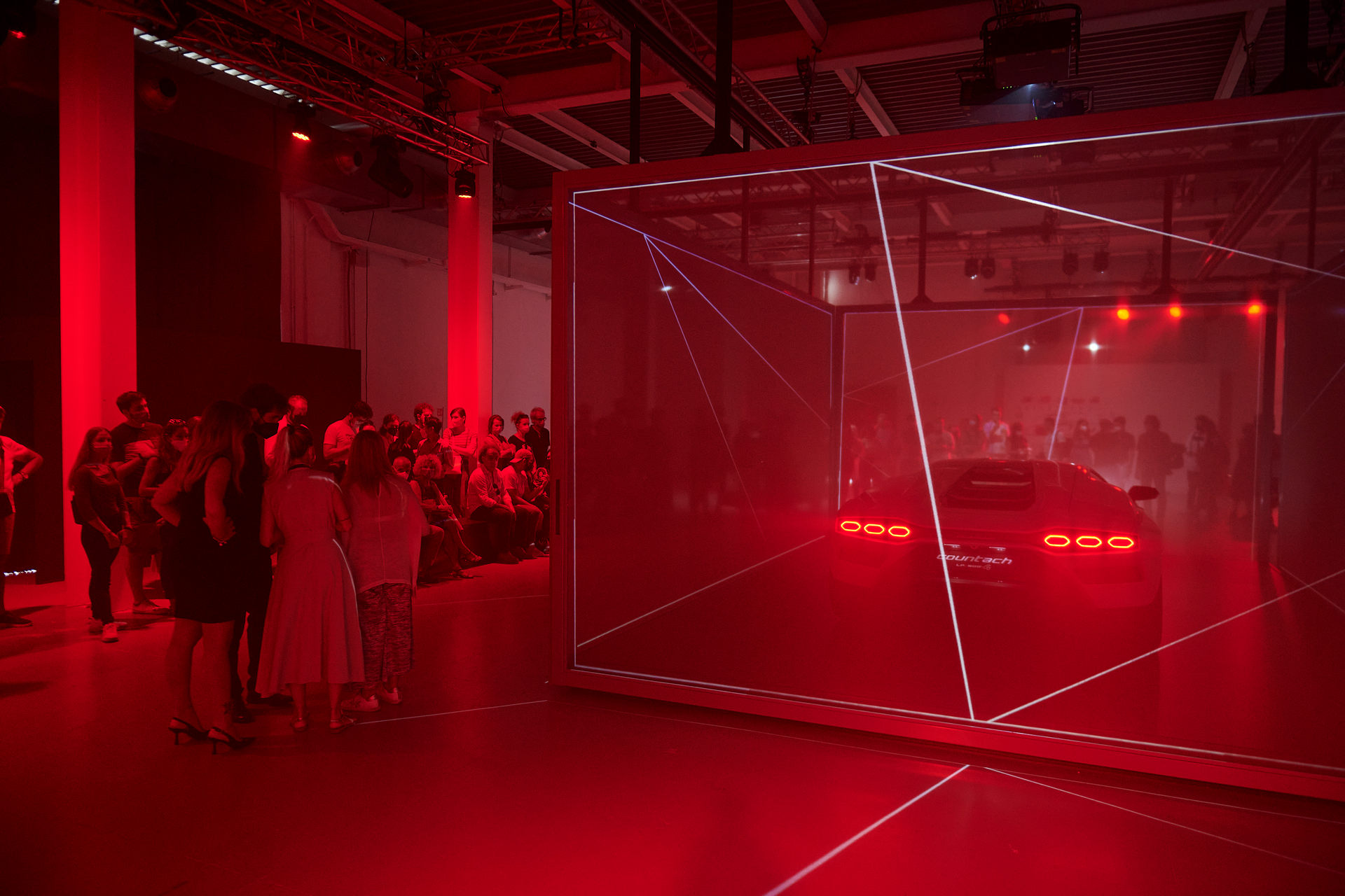 Lamborghini Countach LPI 800-4 Shown At Interactive Milano Design Week Exhibition